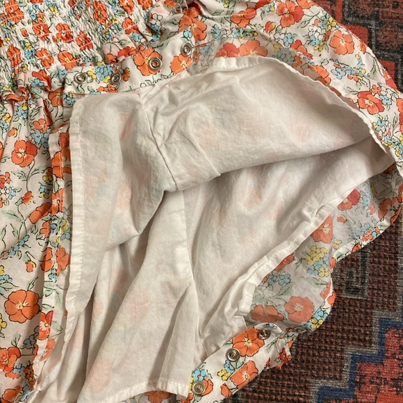 Janie and Jack Floral Romper 18-24 Months with Snap Bottom and Liner Toddler - Picture 4 of 4